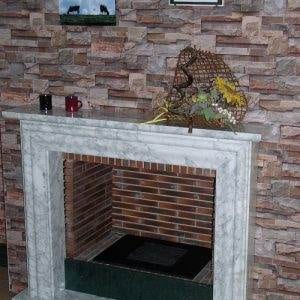Cornice "Venezia" Arabescato di Carrara Lucido