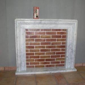 Cornice "Amor 2" Bianco Carrara