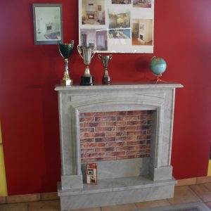 Cornice "Oxford" Bianco di Carrara